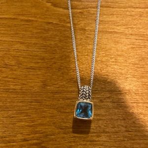 Final reduced price.18K gold topaz necklace.